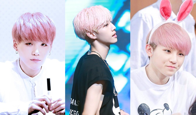 22 K Pop Idols Boys Who Are Pretty In Pink Hair Kpopmap Kpop Kdrama And Trend Stories Coverage