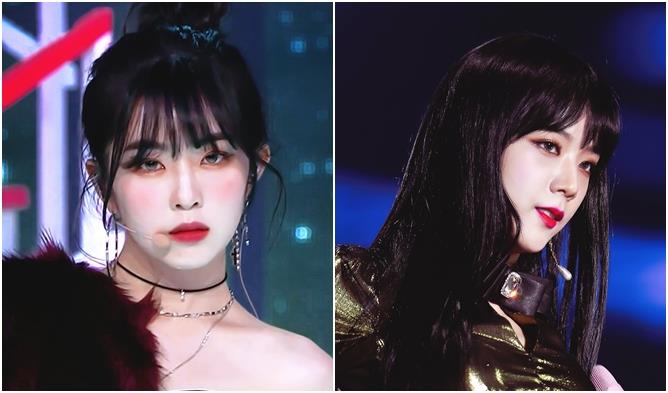 Female K-Pop Idols' Battle of the Bangs: Irene vs. JiSoo