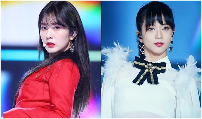 Female K-Pop Idols' Battle of the Bangs: Irene vs. JiSoo