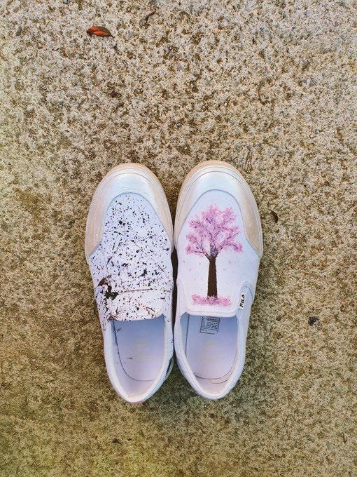 custom fila shoes