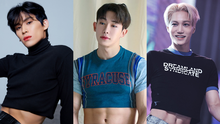 løn reservation Taknemmelig 7 Male K-Pop Idols Looking Like Fabulous Kings In A Crop Top - Kpopmap