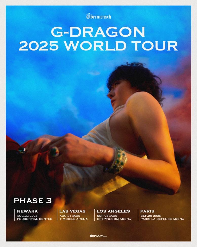 G-DRAGON、2025年ワールドツアー「Übermensch」北米・ヨーロッパ